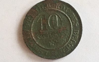 Zoeksessie na stormweer levert 157 jaar oude munt op